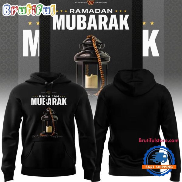 Ramadan Mubarak Washington Commanders Special Edition 2025 Hoodie