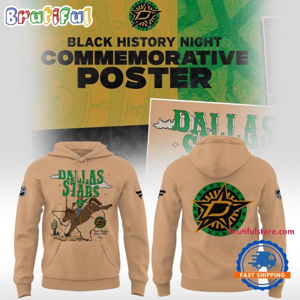 Dallas Stars x Black History Night 2025 NHL New Hoodie