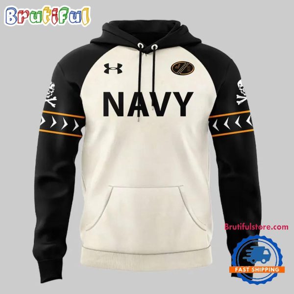 Navy Midshipmen Fear The Bones Baseball Hoodie