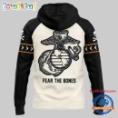 Navy Midshipmen Fear The Bones Baseball Hoodie