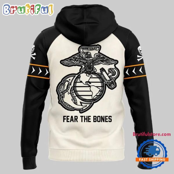 Navy Midshipmen Fear The Bones Baseball Hoodie - Image 2