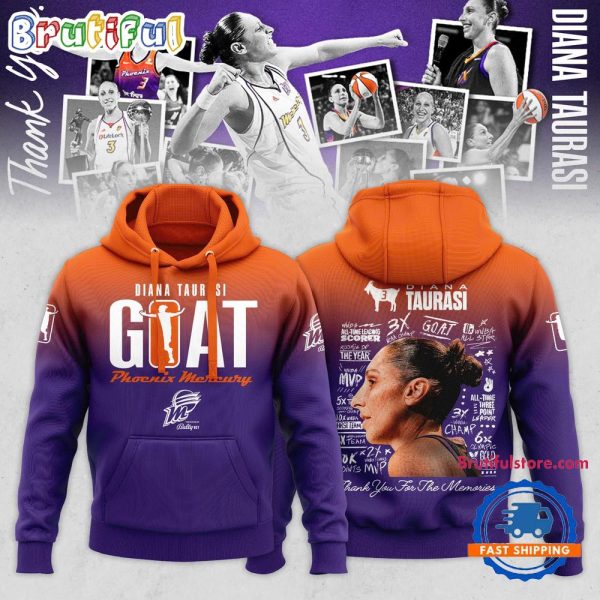 Diana Taurasi Phoenix Mercury Basketball GOAT Hoodie