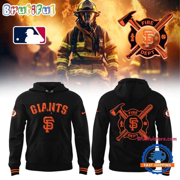 San Francisco Giants x Firefighter Appreciation Night Black Hoodie