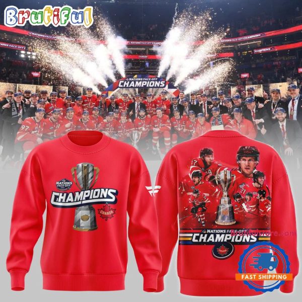 FACE-OFF CHAMPIONS 2025 Canada Team Hockey Limited Winner Sweatshirt