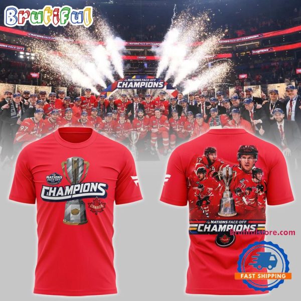 FACE-OFF CHAMPIONS 2025 Canada Team Hockey Limited Winner Cap Hats