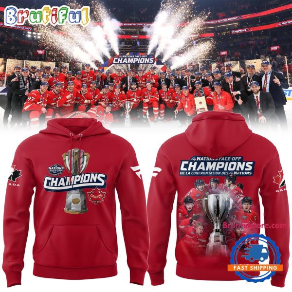 FACE-OFF CHAMPIONS 2025 Canada Team Hockey Limited Edition Hoodie