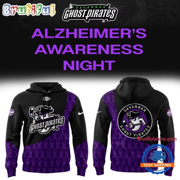 Savannah Ghost Pirates Alzheimer’s Awareness Night Limited Edition Hoodie