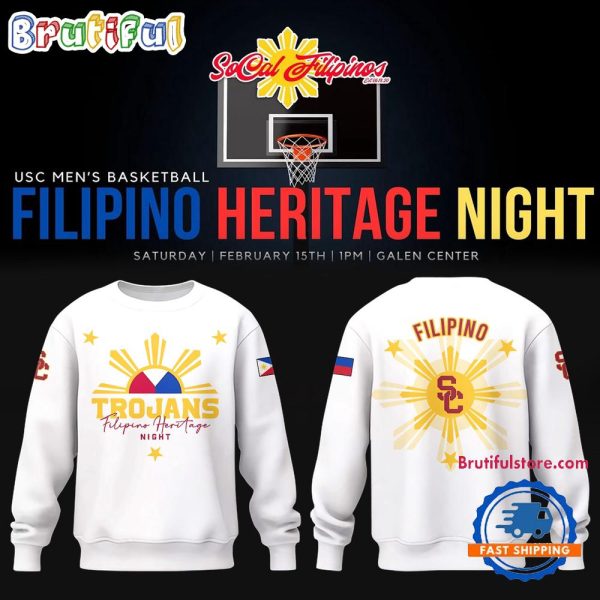 USC Trojans Filipino Heritage Night Limited Edition White Sweatshirt