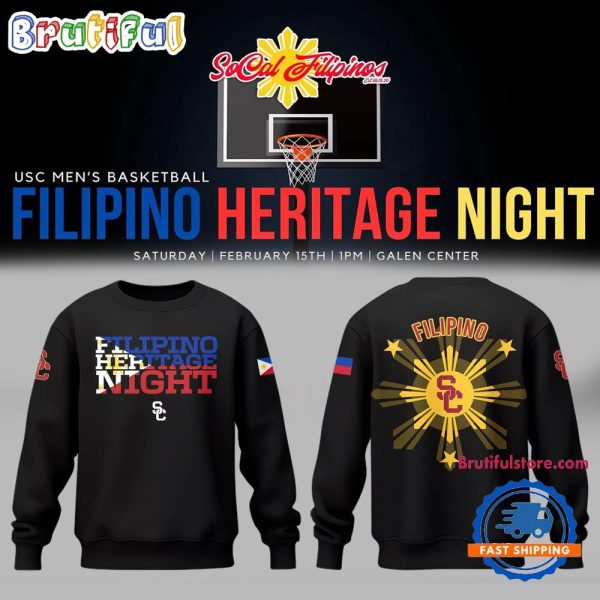 USC Trojans Filipino Heritage Night Limited Edition Black Sweatshirt