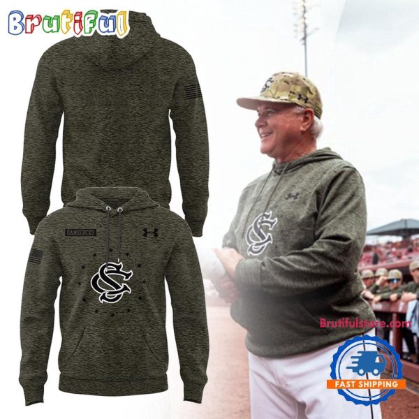 South Carolina Gamecocks 2025 Baseball x Salute to Service Hoodie