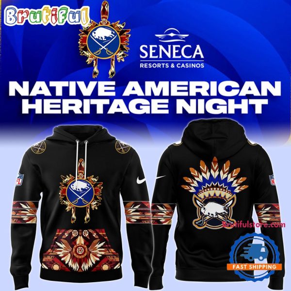 Buffalo Sabres Native American Heritage Black Hoodie