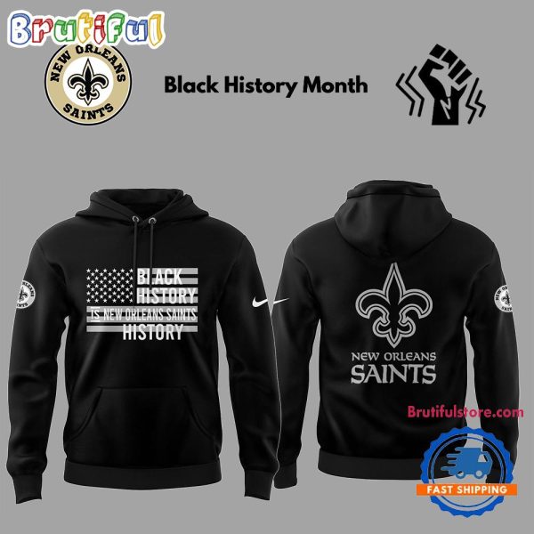 New Orleans Saints NFL Limited Celebrate Black History Month 2025 Hoodie