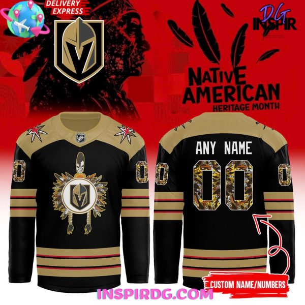 Vegas Golden Knights Native American Heritage Month 2025 Hockey Jersey