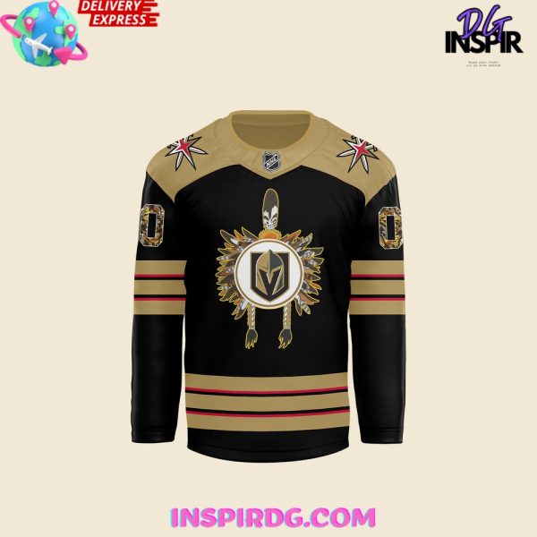 Vegas Golden Knights Native American Heritage Month 2025 Hockey Jersey - Image 2