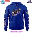 Washington Capitals 50th Anniversary Cherry Blossom Blue Hoodie