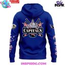 Washington Capitals 50th Anniversary Cherry Blossom Blue Hoodie