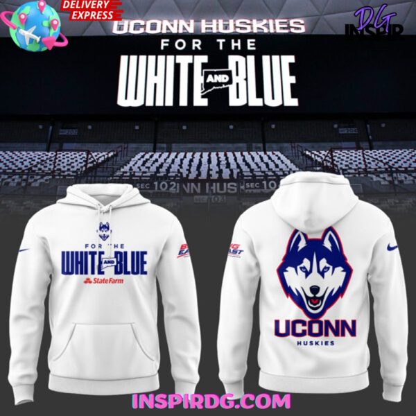 UConn Huskies For the White and Blue Hoodie