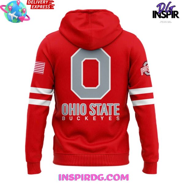 Ohio State Buckeyes New Scarlet 2025 Special Hoodie - Image 3