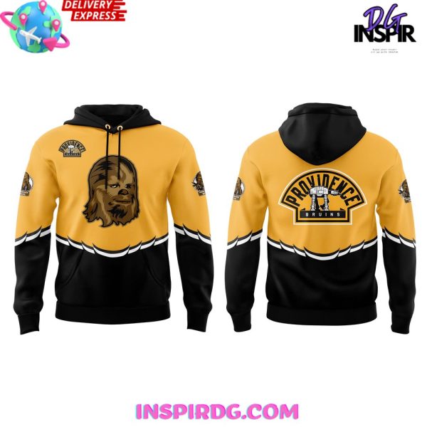 Providence Bruins Star Wars Chewbacca Night 2025 Hoodie - Image 2