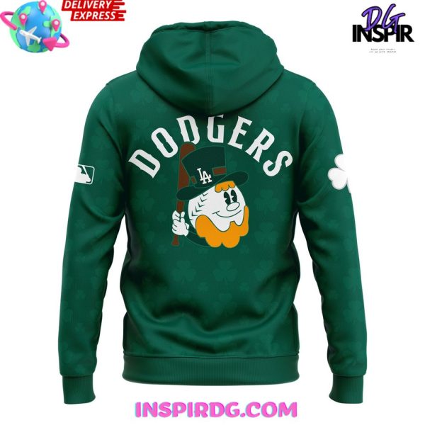 Los Angeles Dodgers St. Patrick’s Day 2025 Hoodie - Image 3