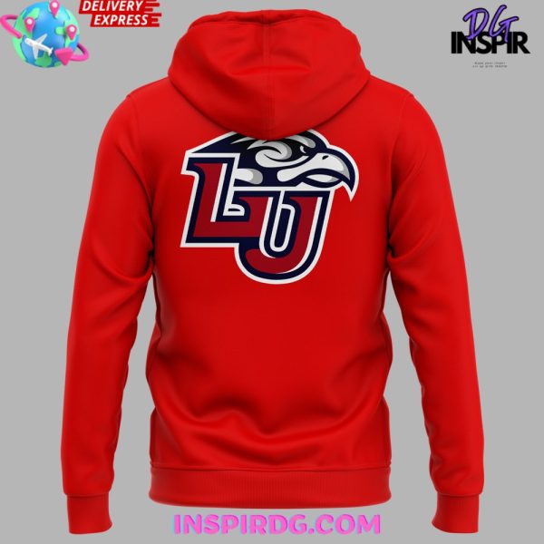Liberty Flames Football 2025 Red Hoodie - Image 3