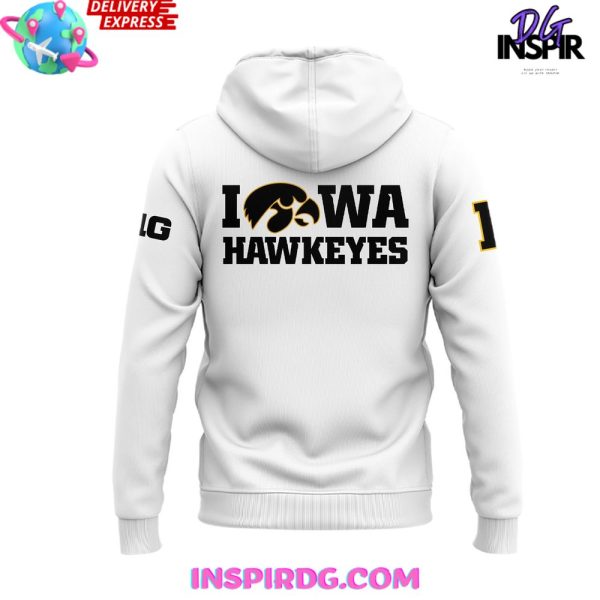 Iowa Hawkeyes Nothing Easy 2025 Zip Hoodie - Image 3
