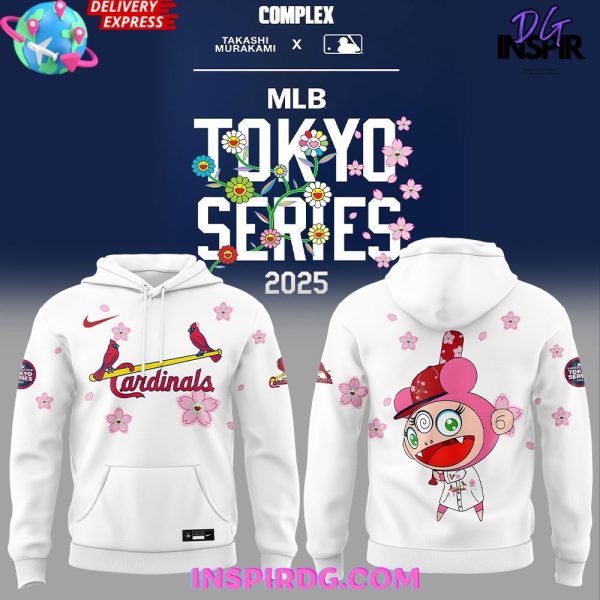 St. Louis Cardinals Takashi Murakami x MLB World Tour Tokyo Series 2025 Hoodie
