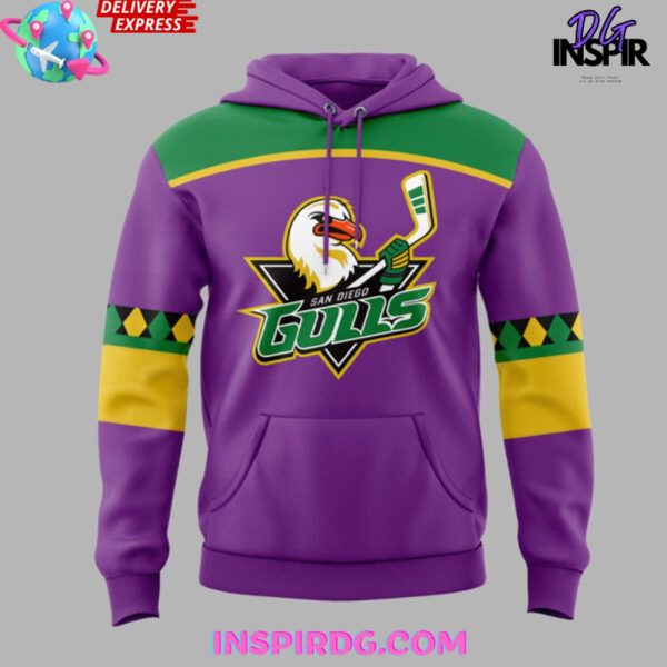 San Diego Gulls Mardi Gras 2025 Hoodie - Image 2