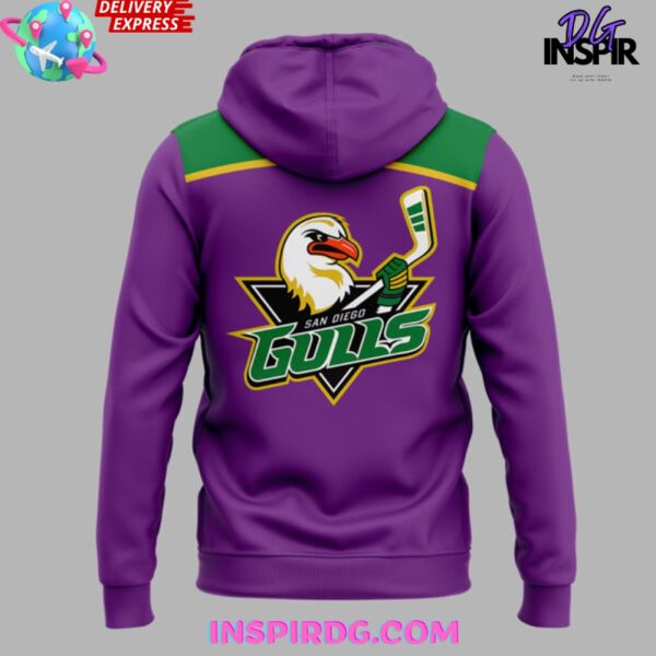San Diego Gulls Mardi Gras 2025 Hoodie - Image 3