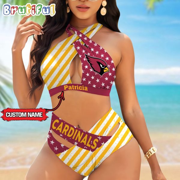 NFL Arizona Cardinals Women Bikini Set Summer Football Bikini Sets