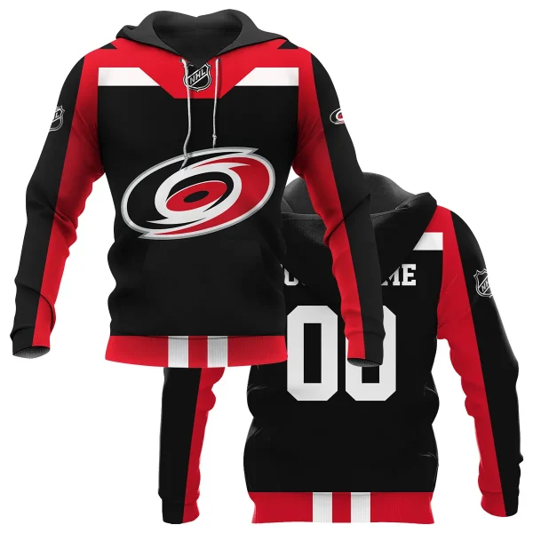 Custom Name & Number NHL Carolina Hurricanes Exclusive All Over Prints L3110A01CHHD