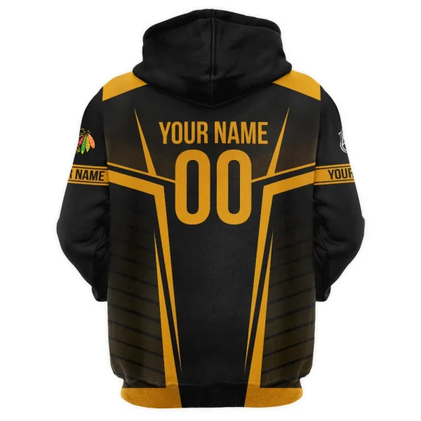 Custom Name & Number NHL Chicago Blackhawks Exclusive All Over Prints - Image 2
