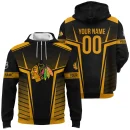 Custom Name & Number NHL Chicago Blackhawks Exclusive All Over Prints