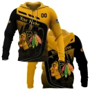 Custom Name & Number NHL Chicago Blackhawks Exclusive All Over Prints 311024A1CBHD