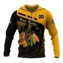 Custom Name & Number NHL Chicago Blackhawks Exclusive All Over Prints 311024A1CBHD