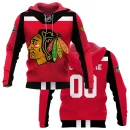Custom Name & Number NHL Chicago Blackhawks Exclusive All Over Prints L3110A01CBHD