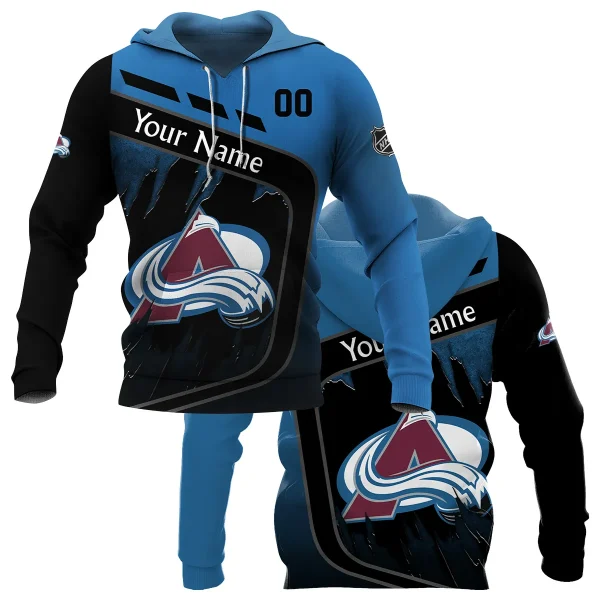 Custom Name & Number NHL Colorado Avalanche Exclusive All Over Prints 311024A1CAHD