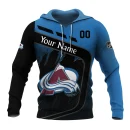 Custom Name & Number NHL Colorado Avalanche Exclusive All Over Prints 311024A1CAHD
