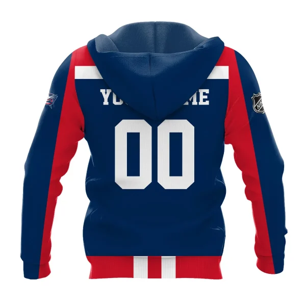 Custom Name & Number NHL Columbus Blue Jackets Exclusive All Over Prints L3110A01CBJHD - Image 3