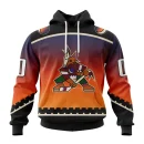 Hoodie NHL Arizona Coyotes Personalize Gradient Series Concept St2301