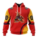 Hoodie NHL Arizona Coyotes Special All-Star Game Design With Florida Sunset