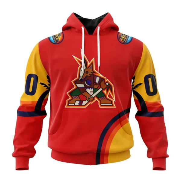 Hoodie NHL Arizona Coyotes Special All-Star Game Design With Florida Sunset