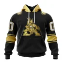 Hoodie NHL Arizona Coyotes Special Black And Gold Design St2401