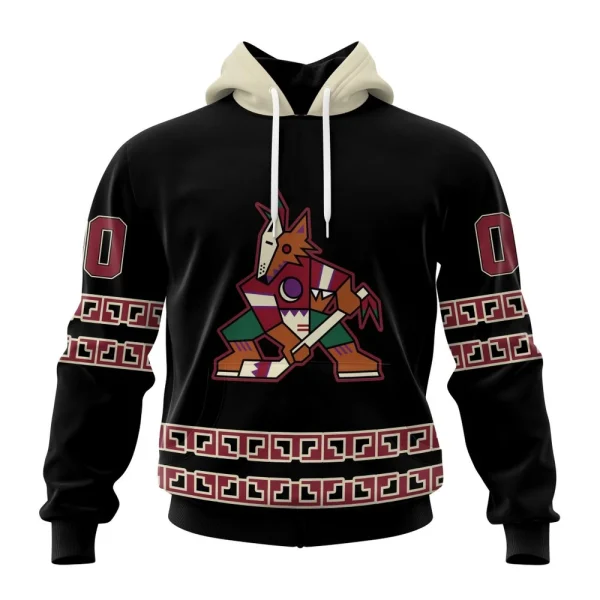 Hoodie NHL Arizona Coyotes Special Blackout Design St2401