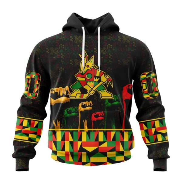 Hoodie NHL Arizona Coyotes Special Design Celebrate Black History Month St2201