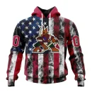Hoodie NHL Arizona Coyotes Special Design For Independence Day The Fourth Of July St2401