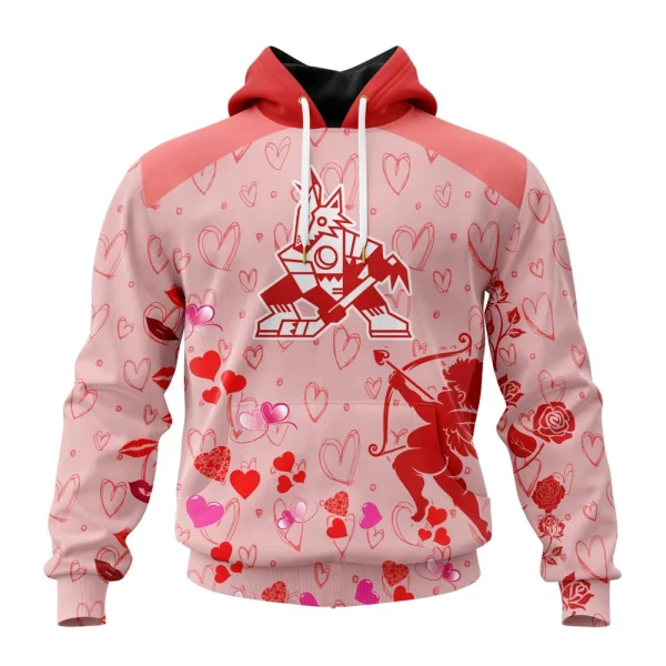 Hoodie NHL Arizona Coyotes Special Gift For Valentines Day St2402
