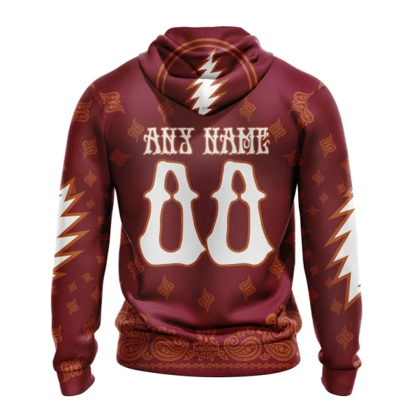 Hoodie NHL Arizona Coyotes Special Grateful Dead Design St2303 - Image 2