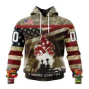 Hoodie NHL Arizona Coyotes, Specialized Unisex Kits Remember Pearl Harbor