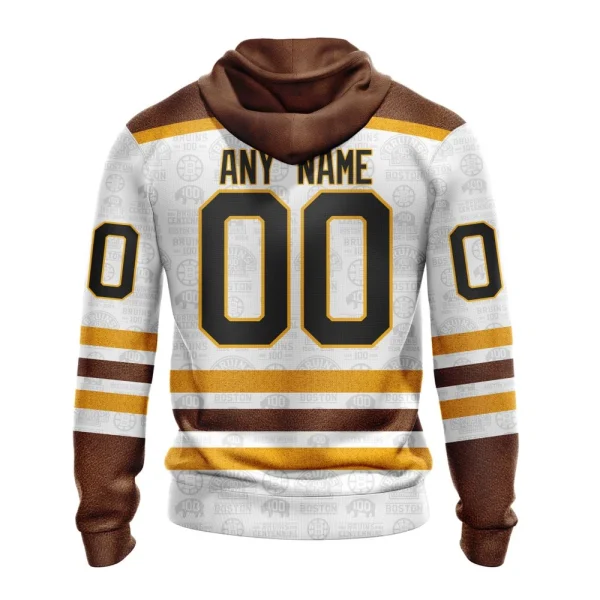 Hoodie NHL Boston Bruins Centennial Season Design 100Th Anniversary St2301 - Image 2